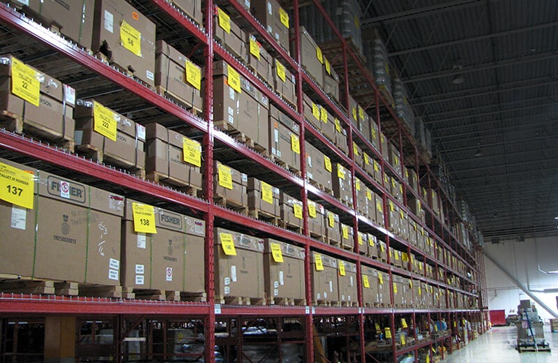 Energy and industrial storage at MTE Logistix warehouse