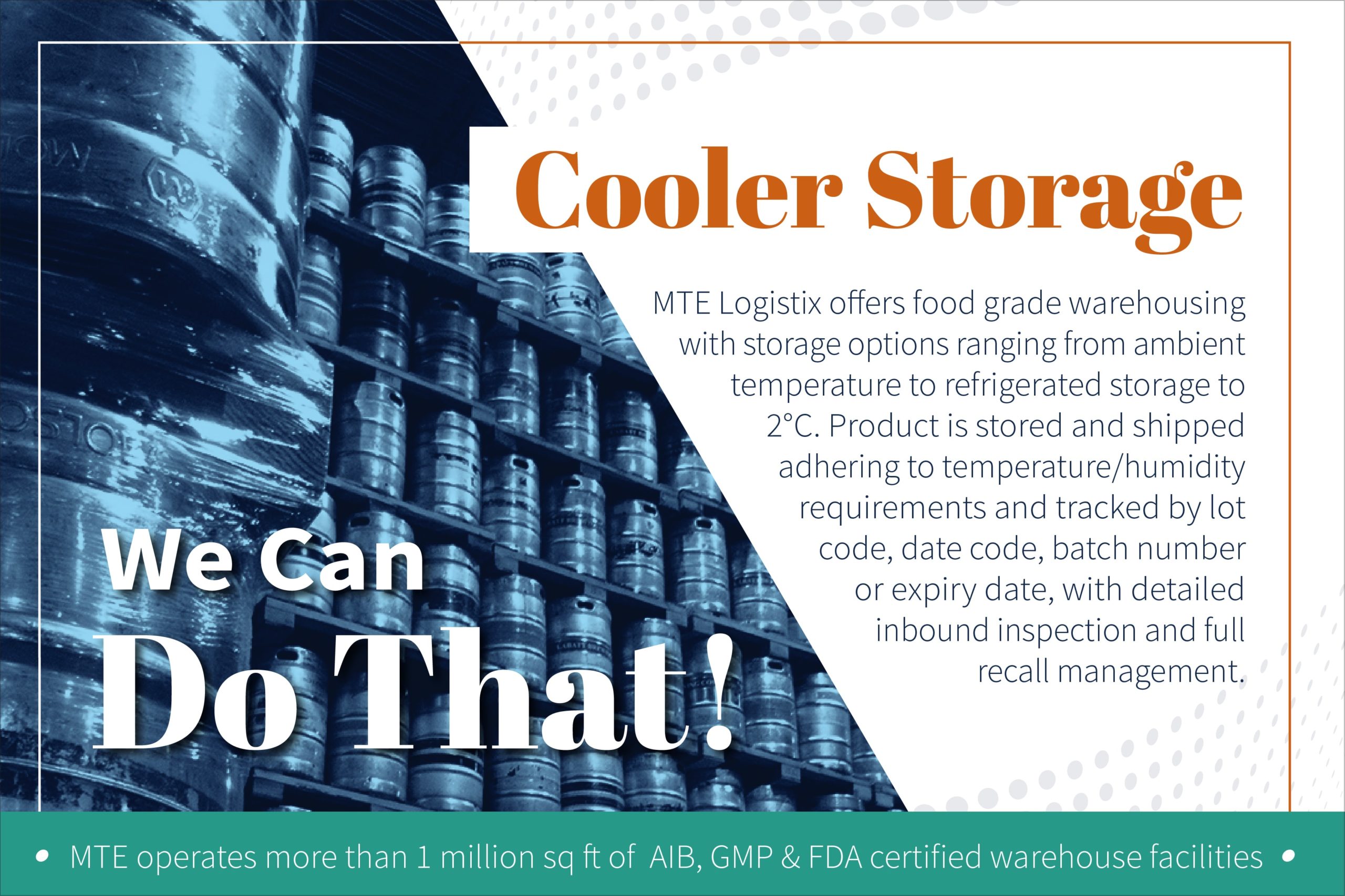 Cooler Storage - We Can Do That!